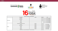 Desktop Screenshot of aniversario.idea.gob.mx